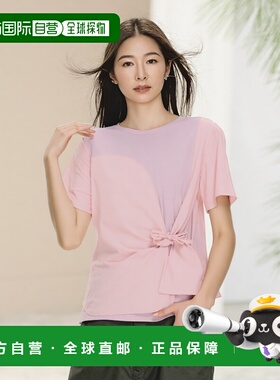 韩国直邮compagna 圆丝带短袖 T 恤_CABU6-WKL400