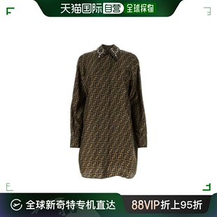 Printed 韩国直邮FENDI23FW连衣裙女FDC984A8G3 F118W