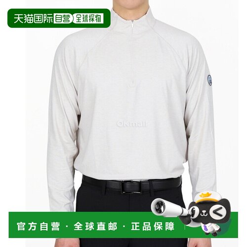 韩国直邮G/FORE 1/4拉链插肩中间层长袖衫 男士高尔夫服装 G4MA23