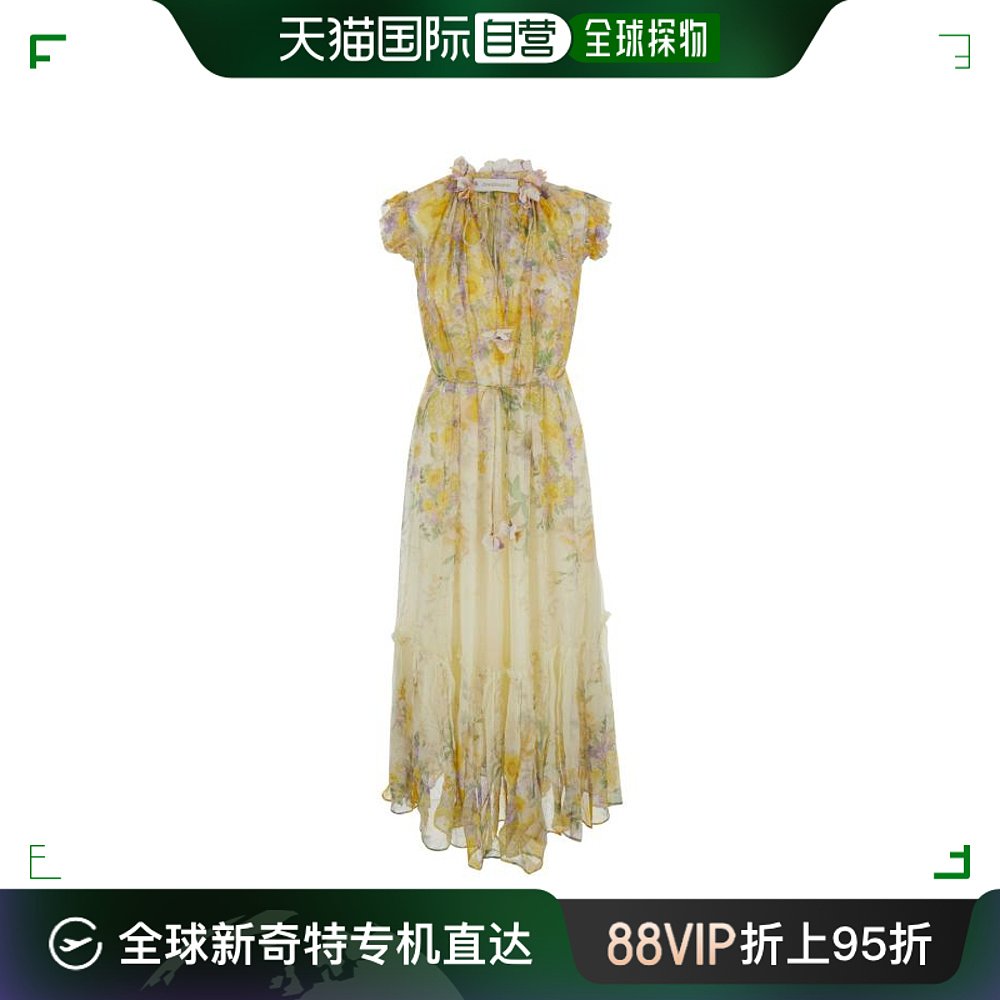 韩国直邮ZIMMERMANN24SS连衣裙女2165DS242CITGRPR Yellow 女装/女士精品 连衣裙 原图主图