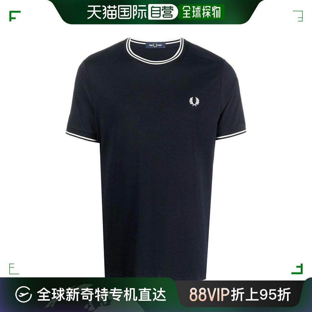 韩国直邮FRED PERRY24SS短袖T恤男M1588 094 795 NAVY-封面