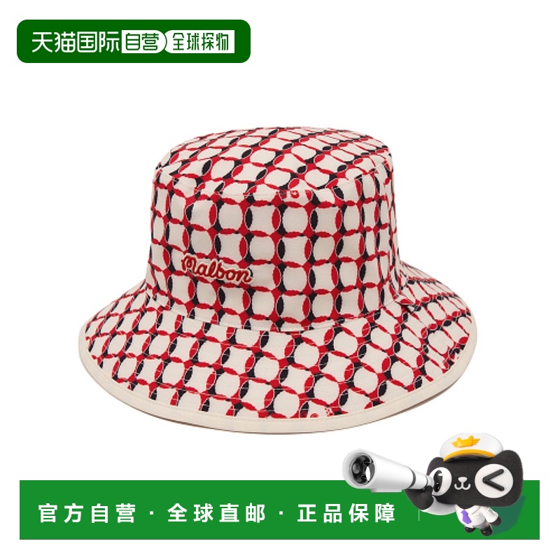 韩国直邮MALBON GOLF男士帽子M4243PCP37RED TEAM MALBON REVERSI