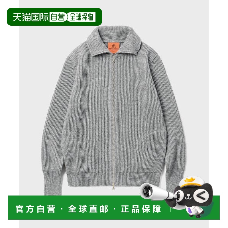 韩国直邮ANDERSEN-ANDERSEN 男士开衫NAVY FULLZIP POCKETS-Grey