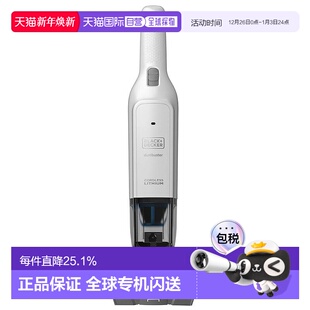 韩国直邮Black Decker百得车载吸尘器大吸力清洁手持无绳便携白色
