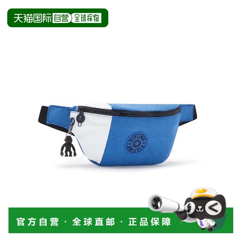 韩国直邮KIPLING 正品YK2时尚个性时尚腰包斜挎包KLBBW01ABBL