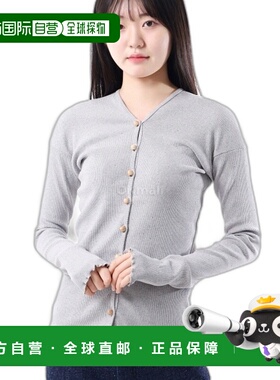 韩国直邮Baserange 灰色混色 Tav 开衫 (TOTVC-RC-WI24) 开襟衫