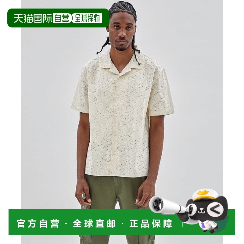 韩国直邮GUESS休闲时尚美式复古日常舒适新款男款短袖MN3W3230_IV