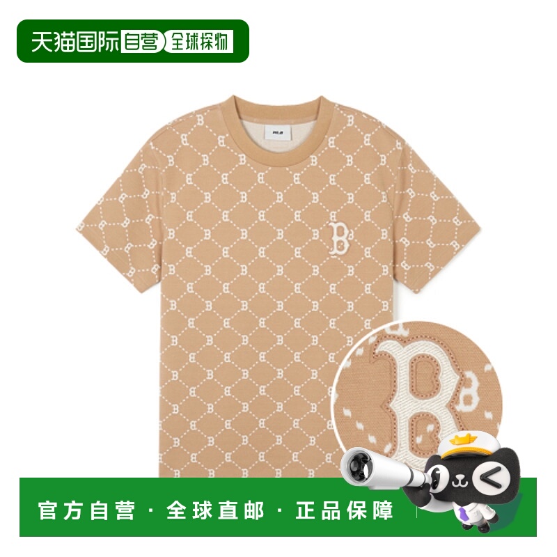 韩国直邮MLB 正品男士T恤3ATSM0143-43CAL高档舒适 时尚简约百搭