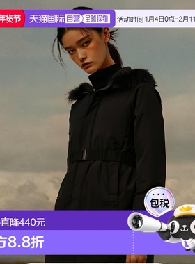 韩国直邮[Eider] 女士防风调节扣 长款 羽绒 夹克 DWW22516-7鹅绒