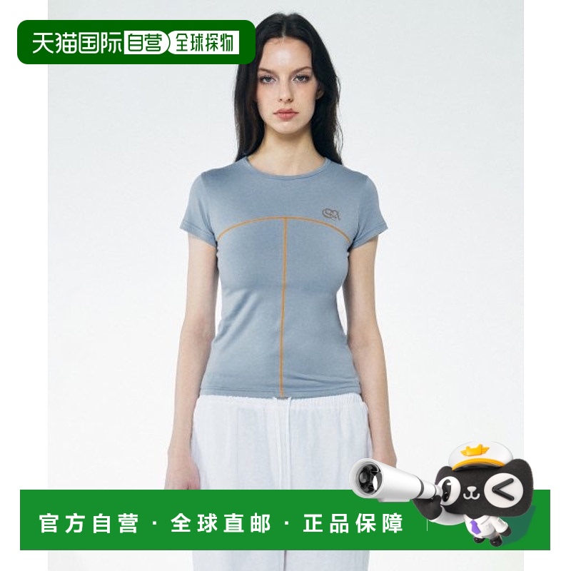 韩国直邮SCULPTOR T恤 SC23S233BL高档舒适时尚百搭 简约高级感