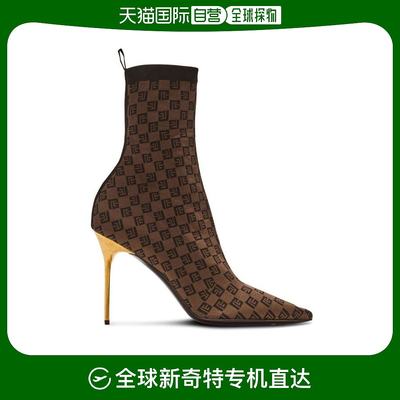 韩国直邮BALMAIN23FW靴子女BN0TA641TVMKWFPBROWN