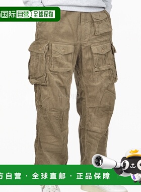 韩国直邮engineered garments休闲裤男款系带拉链纯色口袋军绿色