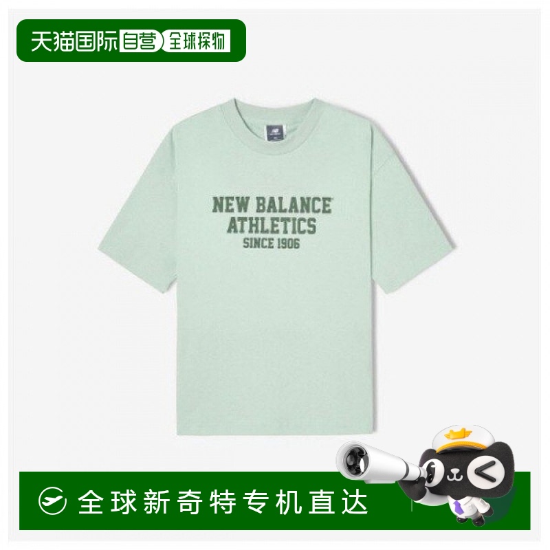 1h可退 韩国直邮newbalance 女士 T恤短袖运动