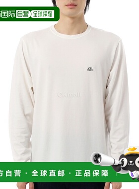 韩国直邮CP COMPANY 触感珠地长袖T恤 (18CMTS131A 006263G 103)