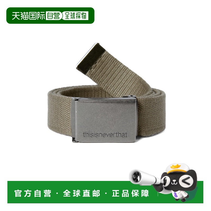 韩国直邮THISISNEVERTHAT 公用皮带TN250WACBT01BEI Web Belt Bei