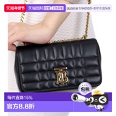 韩国直邮BURBERRY博柏利绗缝皮革迷你Lola萝拉单肩包斜挎包