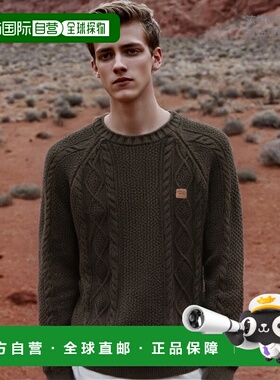 韩国直邮SATUR设计师款大气简约日常休闲个性毛衣SA23FWMK25BR