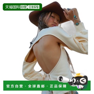 CALIE BACK 女士女士卫衣 CA23CSW015CR STRING 绒衫 韩国直邮ASIF