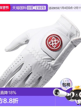 自营｜Gfore 魔术贴纽扣手套白色防滑防水保护手掌耐磨舒适徽标