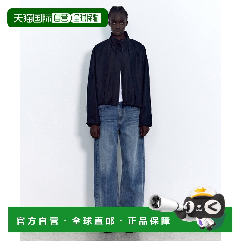 韩国直邮INSILENCE女款设计师新款秋冬高级简约时尚牛仔裤IW2D4PT