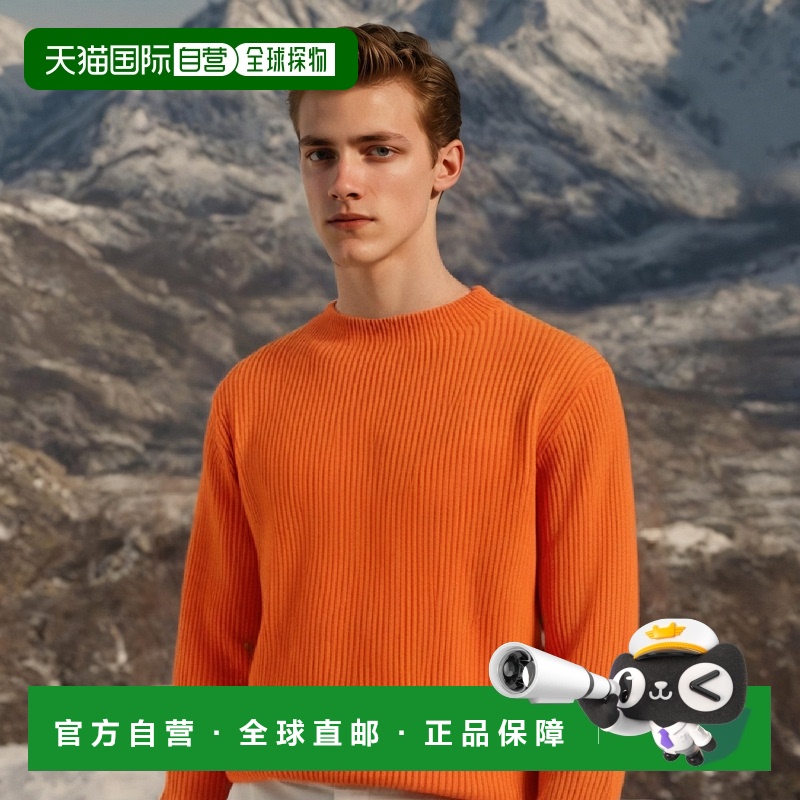 韩国直邮ANDERSEN-ANDERSEN 男针织SAILOR CREWNECK Taupe羊毛