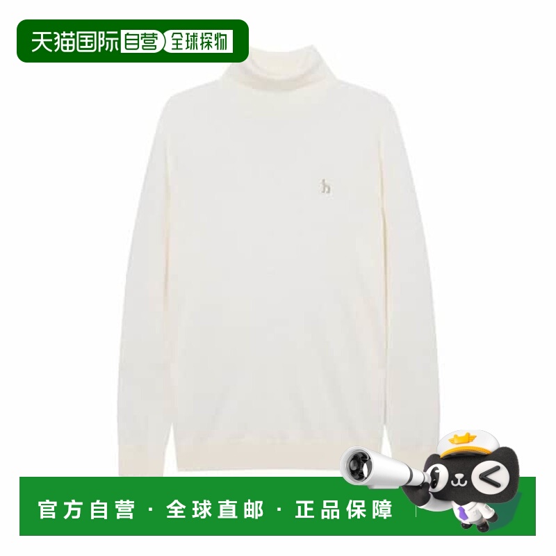 韩国直邮HAZZYS 赫奇斯象牙白细羊毛龟甲针织男装 (HZSW4D434IV)