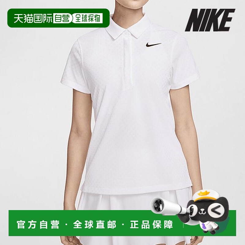韩国直邮NIKE 耐克女式高尔夫短袖 T 恤 /U6- FD5496-100 / 女式