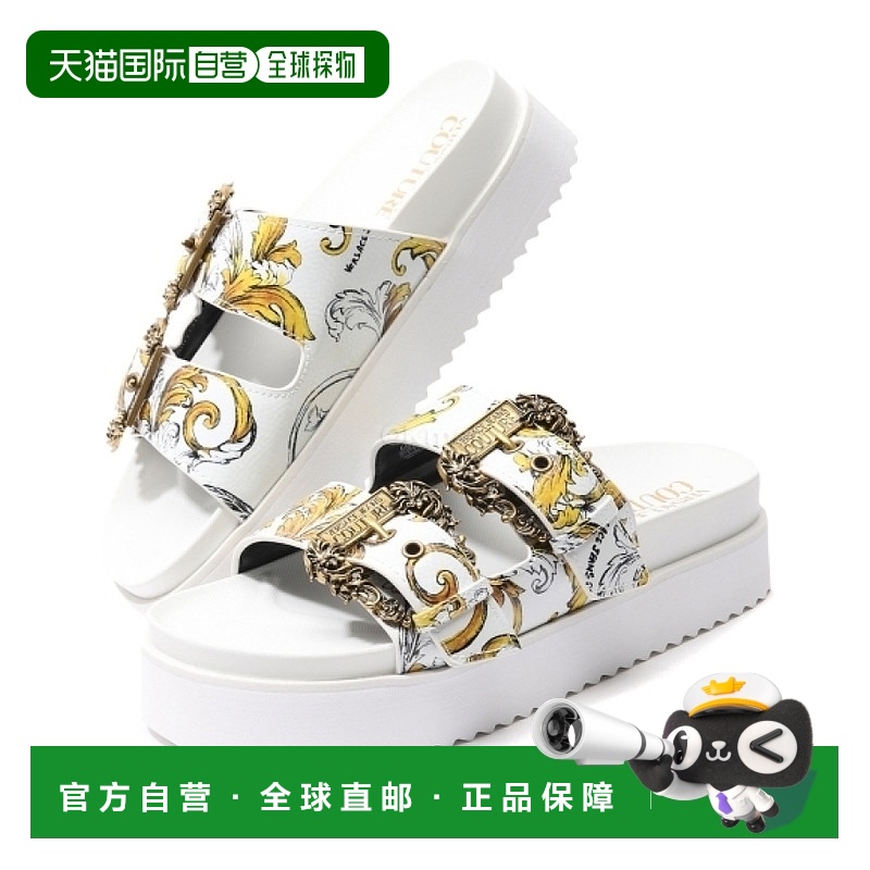 韩国直邮VERSACE 巴洛克扣环 Arizona 凉鞋 (78VA3SM1 ZS366 G03)