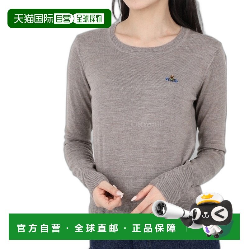 韩国直邮Vivienne Westwood 东亚系列 圆领针织跳线 1803002S Y00