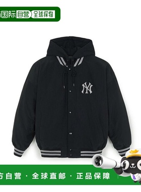 韩国直邮MLB 基本款尼龙连帽校服夹克 (3AJPB0454-50BKS)