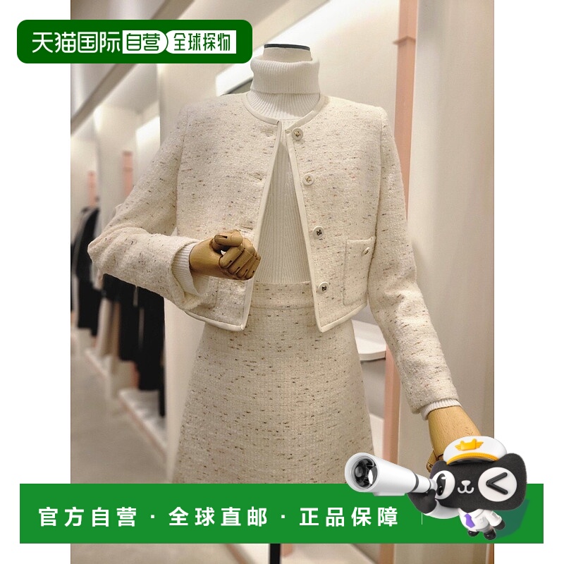 韩国直邮[ITMICHAA] 女性时尚夹克短外套 (ITOBWJK250)羊毛尼龙