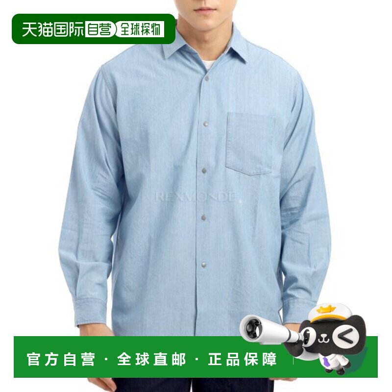 韩国直邮nanamica 常规领牛仔衬衫 (SUGF359 IB) 长袖衬衫图片