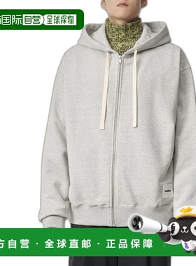 韩国直邮JIL SANDER 连帽衫男士J47HG0101J20010052FW23LOGO ZIPU
