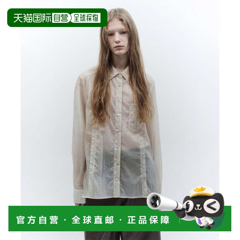 韩国直邮INSILENCE女款街头复古酷帅时髦设计师新款衬衫IW2D2SH02