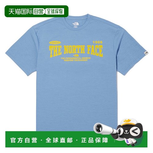 韩国直邮北面THE NORTH FACE Team Archive S/S R/Tee 字母圆领短