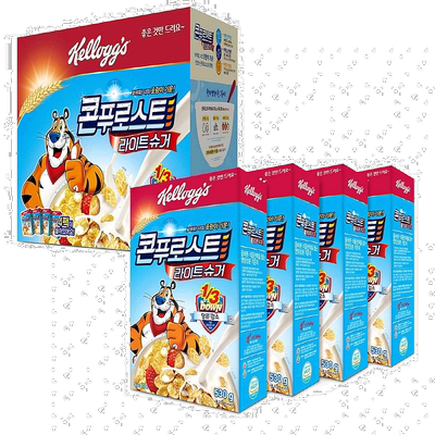 韩国直邮KELLOGGS家乐氏低糖谷物麦片530g*16盒即食冲饮营养早餐