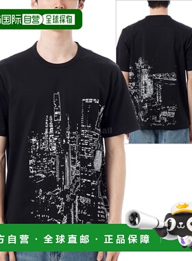 韩国直邮CP COMPANY 大都会系列丝光针织图案T恤 (18CLTS044A 006