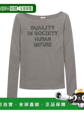 韩国直邮GOTTER GALLERY 女士女装T恤 GT25WSTP04GY HUMAN NATURE