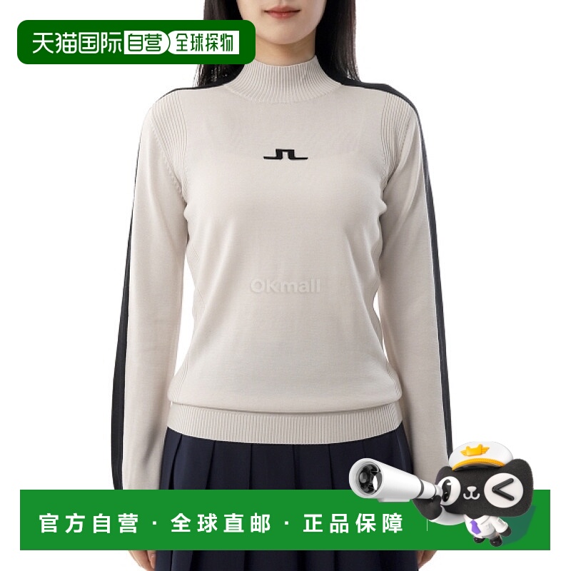 韩国直邮J.LINDEBERG Adeline针织毛衣（GWKW12895-U029） 高领针