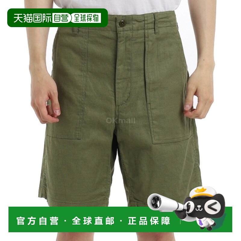 韩国直邮Engineered Garments 疲劳短裤 D - 橄榄色 CL Java 布 (