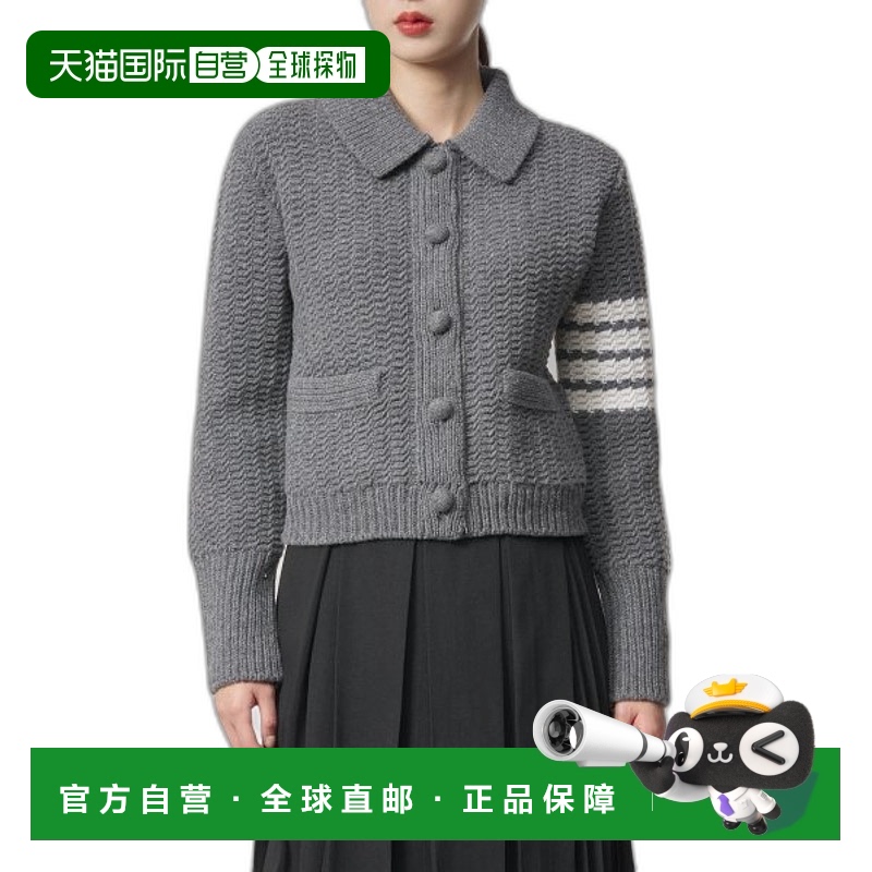 韩国直邮THOM BROWNE 毛针织衫女士FKJ089AY1036035FW23 4 BAR BUT