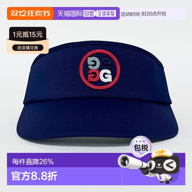 韩国直邮g/fore高尔夫帽子休闲运动遮阳简约时尚G4AS23H52-TWLT
