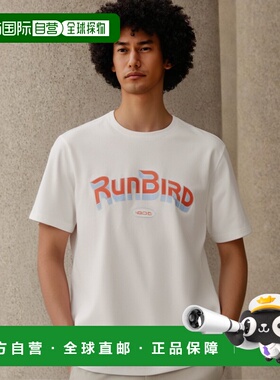 韩国直邮MIZUNO 男士运动T恤RUNBIRD SHORT SLEEVE_32YA4150 5005