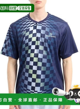 韩国直邮Sergio Tacchini LUCA PIQUE T 恤 (STS25M51102-海蓝色)