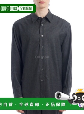 韩国直邮AURALEE 轻羊毛衬衫上衣 炭灰色 (A25AS01OS) 长袖衬衫