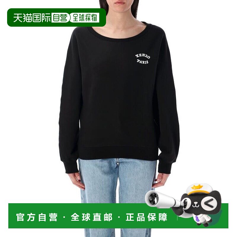 韩国直邮KENZO25SS毛衣女25PFF52SW1704MT 99J BLACK卫衣图片