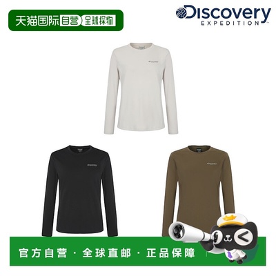 韩国直邮Discovery Expedition 25FW 探索者女式速干功能长袖 T