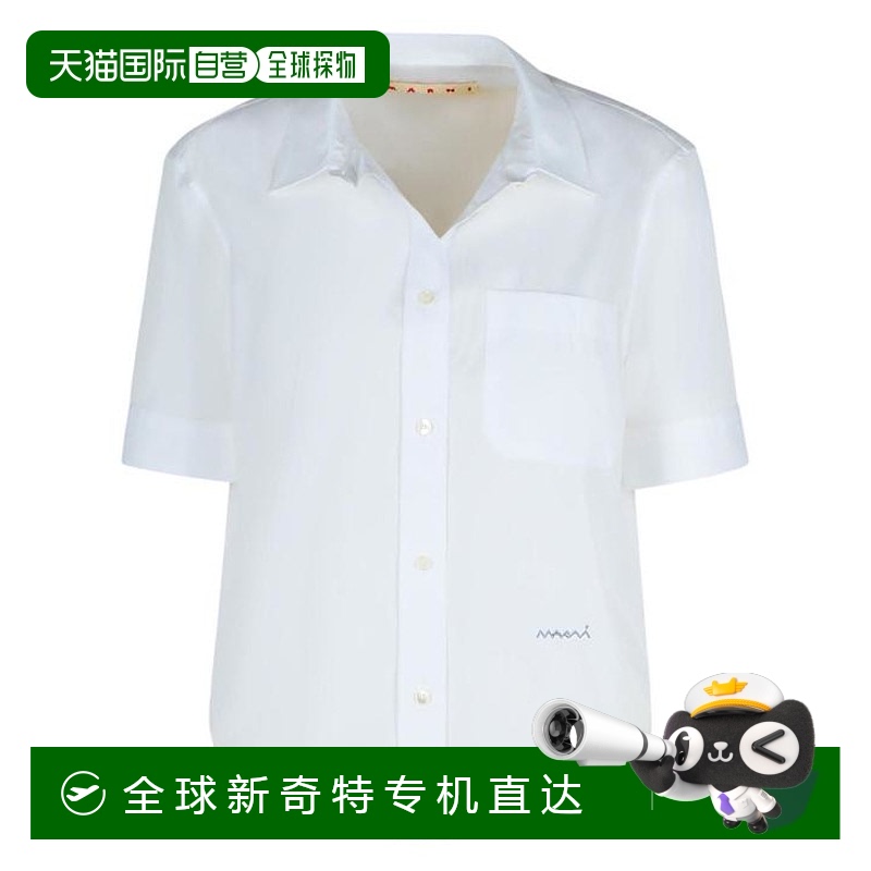 韩国直邮MARNI25SS长袖T恤女CAMA0623S0U TC22300W01WHITE