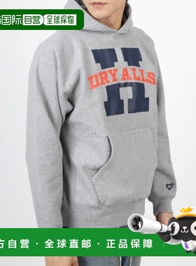 韩国直邮HUMAN MADE HM27CS031 灰色 兜帽/拉链卫衣