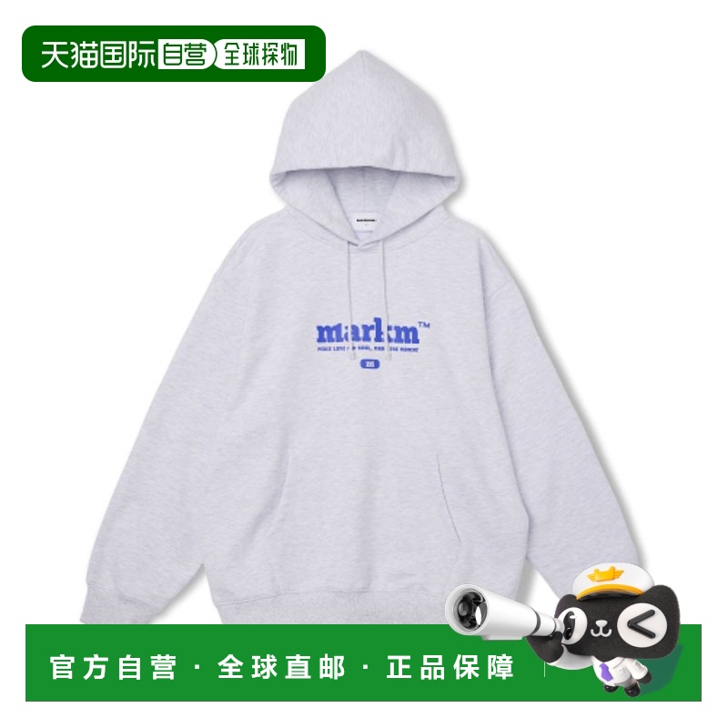韩国直邮MARKM 公用连帽衫MJIBH82010_GYL SMALL LOGO BASIC HOOD